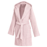 Weseta Damen Kapuzenbademantel kurz Dreamflor Blossom (41)