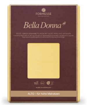 Formesse Spannbettlaken Bella Donna Jersey Alto Hellgelb (0091)