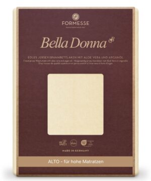 Formesse Spannbettlaken Bella Donna Jersey Alto Natur (0111)