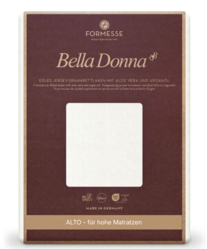 Formesse Spannbettlaken Bella Donna Jersey Alto Wollweiß (0114)