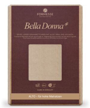 Formesse Spannbettlaken Bella Donna Jersey Alto Champignon (0115)