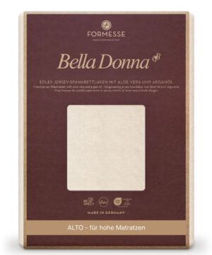 Formesse Spannbettlaken Bella Donna Jersey Alto Leinen (0119)