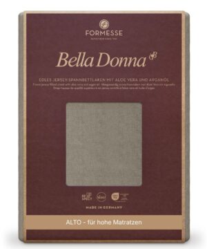 Formesse Spannbettlaken Bella Donna Jersey Alto Platin (0125)