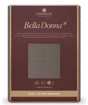 Formesse Spannbettlaken Bella Donna Jersey Alto Trüffel (0126)
