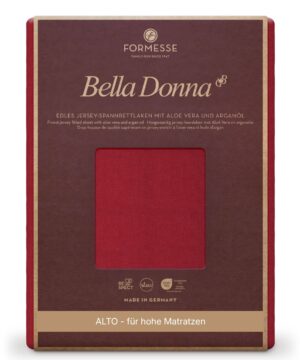 Formesse Spannbettlaken Bella Donna Jersey Alto Carminrot (0188)