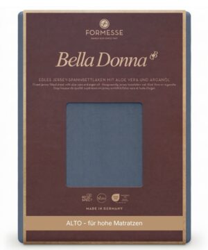 Formesse Spannbettlaken Bella Donna Jersey Alto Blaugrau (0209)