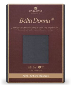 Formesse Spannbettlaken Bella Donna Jersey Alto Anthrazit (0213)