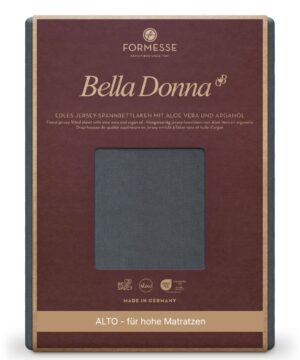 Formesse Spannbettlaken Bella Donna Jersey Alto Graphit (0220)