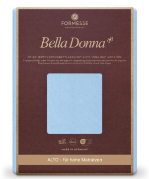 Formesse Spannbettlaken Bella Donna Jersey Alto Hellblau (0522)
