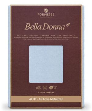 Formesse Spannbettlaken Bella Donna Jersey Alto Himmelblau (0523)