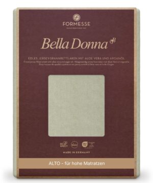 Formesse Spannbettlaken Bella Donna Jersey Alto Graugrün (0633)