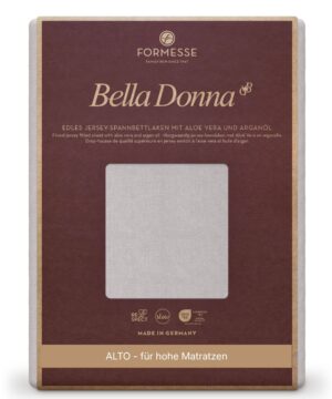 Formesse Spannbettlaken Bella Donna Jersey Alto Nebelgrau (0700)