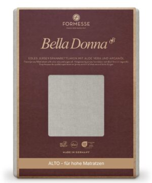Formesse Spannbettlaken Bella Donna Jersey Alto Grau (0701)
