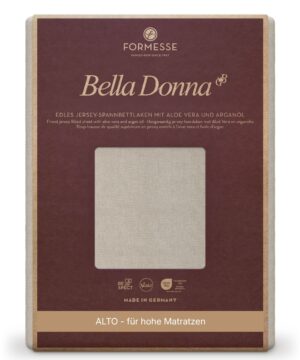 Formesse Spannbettlaken Bella Donna Jersey Alto Perlgrau (0710)