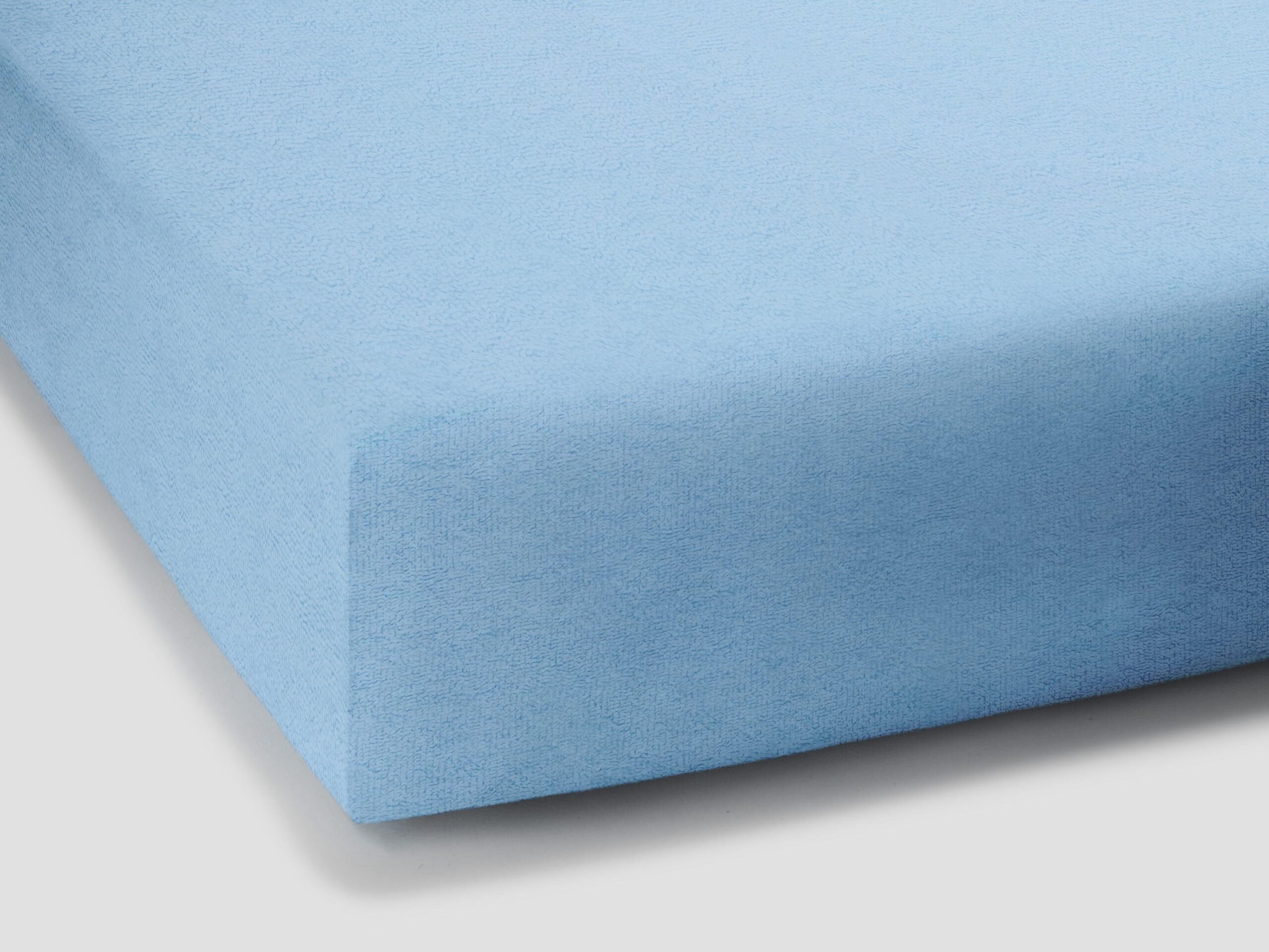 Formesse Spannbettlaken Bella Donna Edel-Frottee hellblau – Bild 3