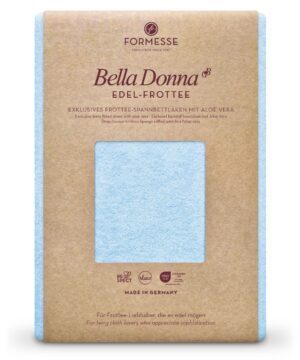 Formesse Spannbettlaken Bella Donna Edel-Frottee hellblau