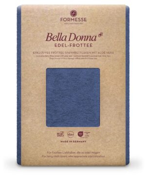Formesse Spannbettlaken Bella Donna Edel-Frottee marine