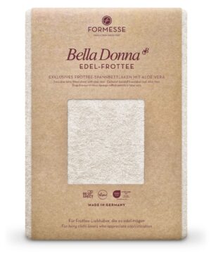 Formesse Spannbettlaken Bella Donna Edel-Frottee grau