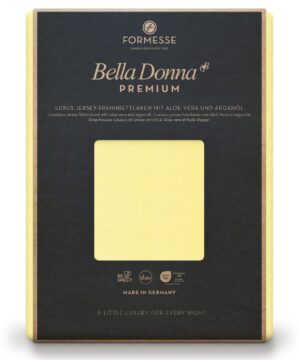 Formesse Spannbettlaken Bella Donna Premium Hellgelb (0091)