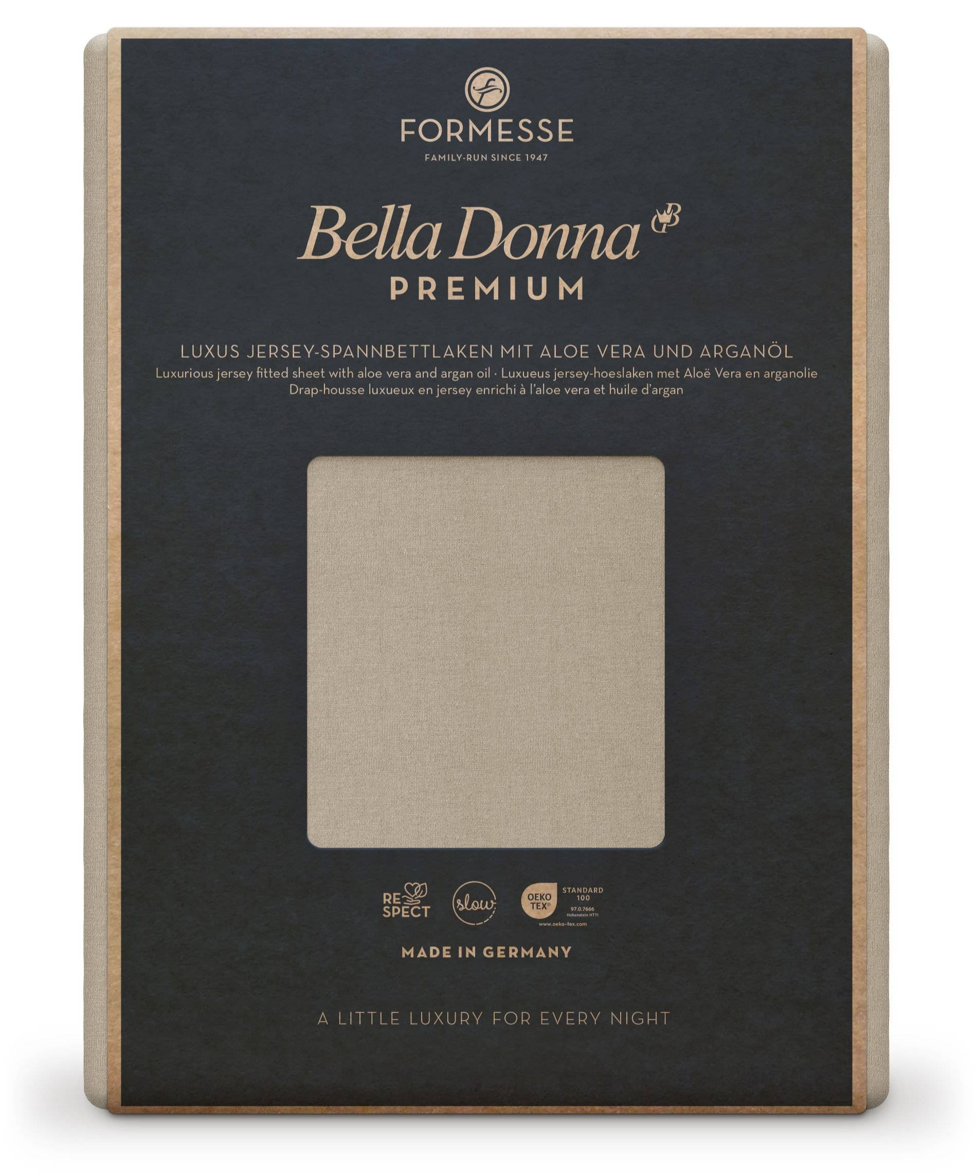 Formesse Spannbettlaken Bella Donna Premium Champignon (0115)