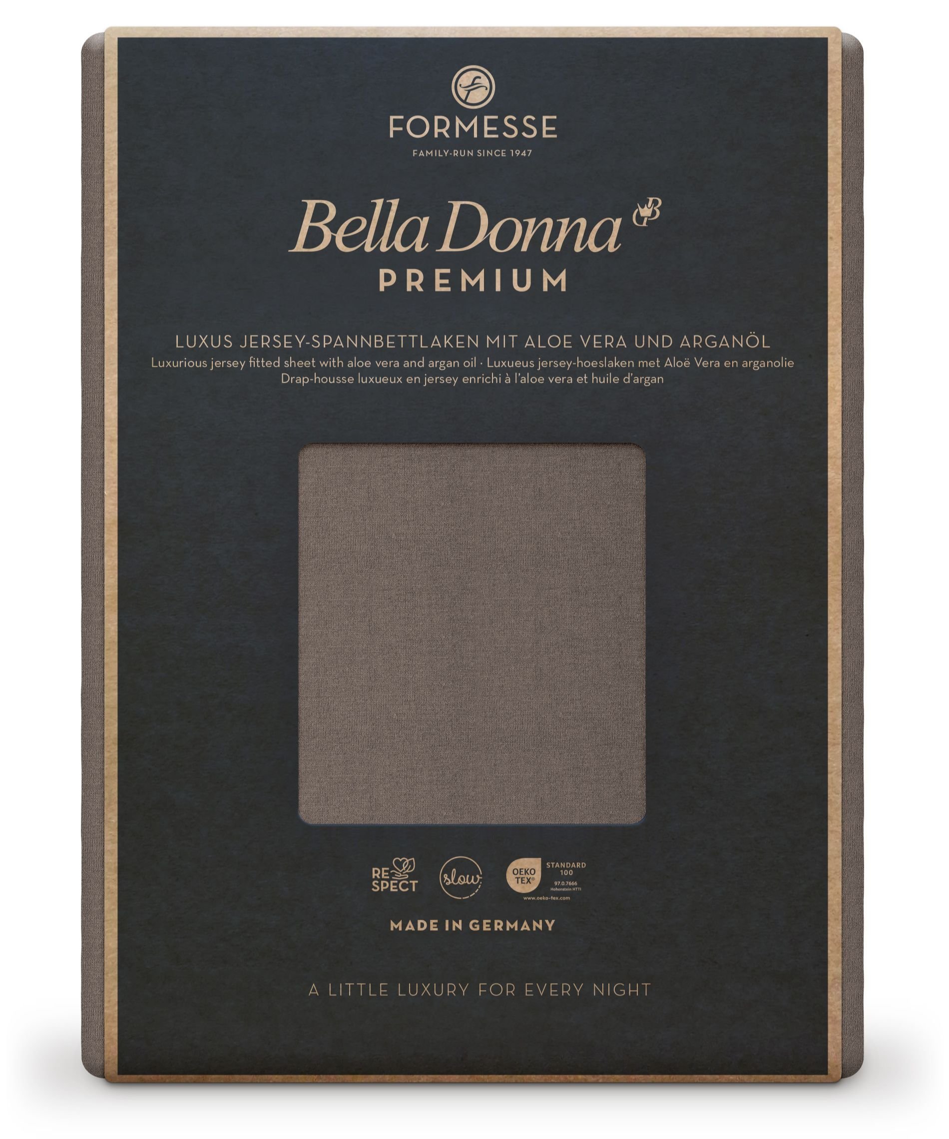 Formesse Spannbettlaken Bella Donna Premium Trüffel (0126)