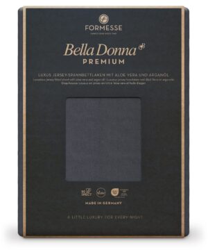 Formesse Spannbettlaken Bella Donna Premium Anthrazit (0213)