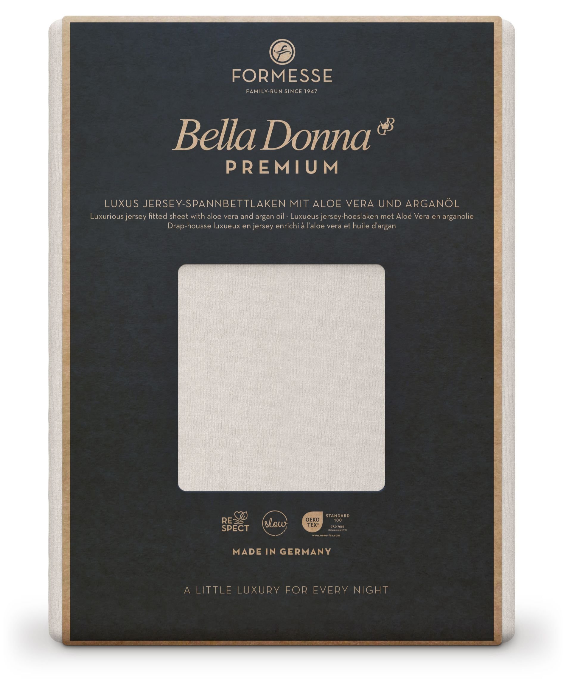 Formesse Spannbettlaken Bella Donna Premium Silber (0520)