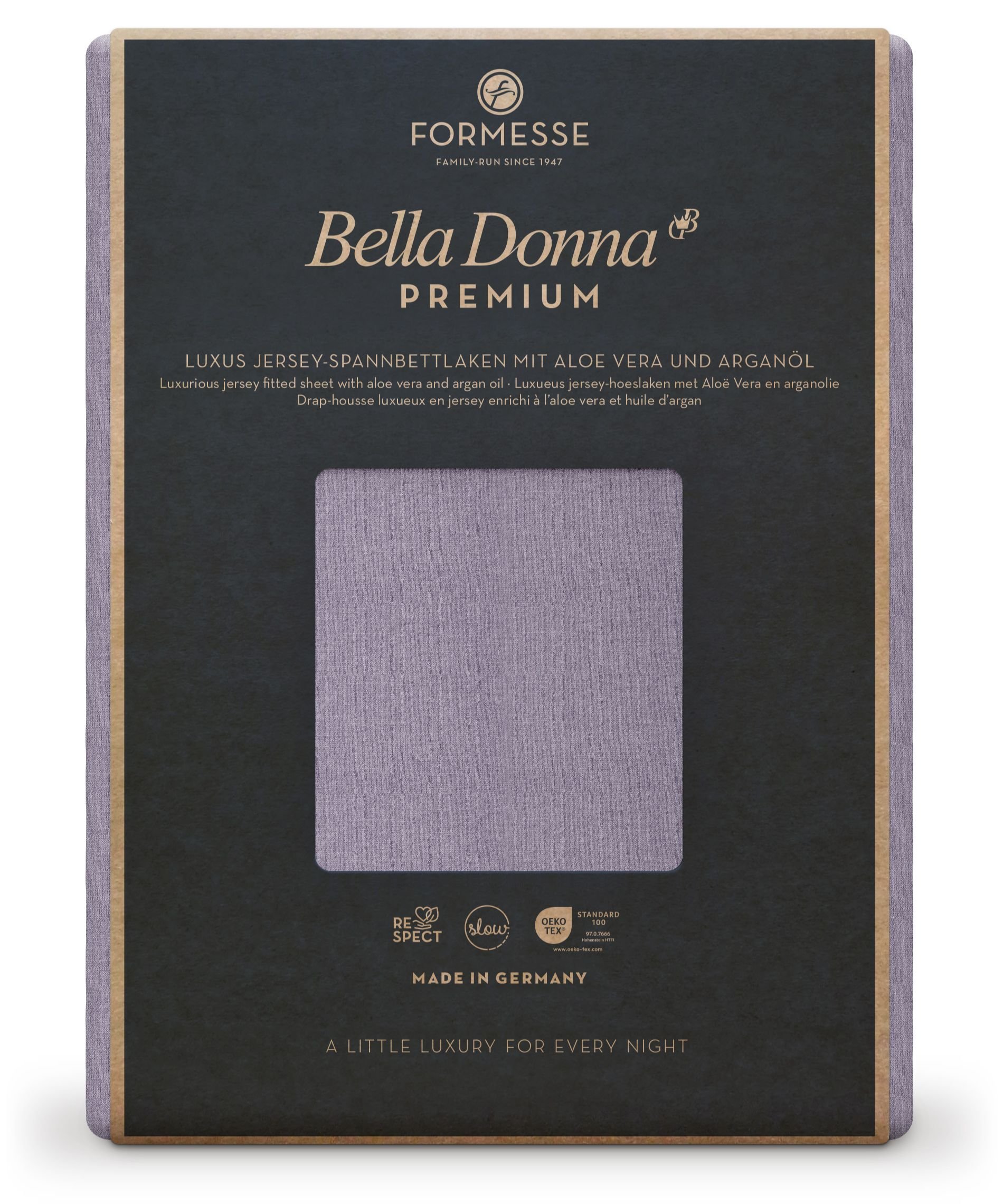Formesse Spannbettlaken Bella Donna Premium Amethyst (0528)