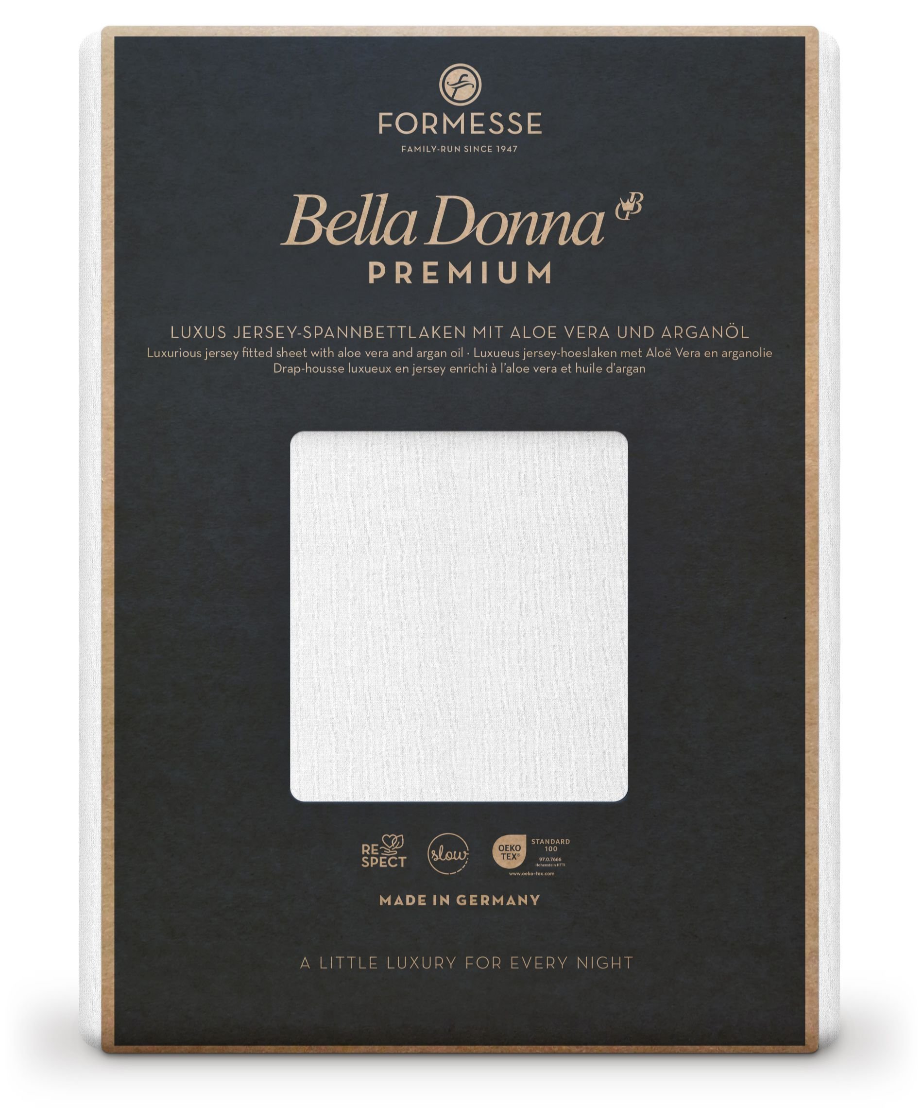 Formesse Spannbettlaken Bella Donna Premium Weiß (1000)