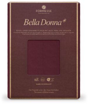 Formesse Spannbettlaken Bella Donna Jersey Cabernet (0033)
