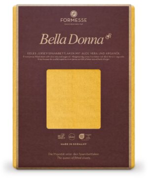 Formesse Spannbettlaken Bella Donna Jersey Goldgelb (0040)