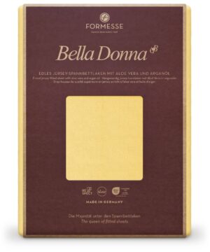 Formesse Spannbettlaken Bella Donna Jersey Hellgelb (0091)