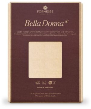 Formesse Spannbettlaken Bella Donna Jersey Puder (0110)
