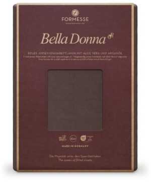 Formesse Spannbettlaken Bella Donna Jersey Mokka (0121)