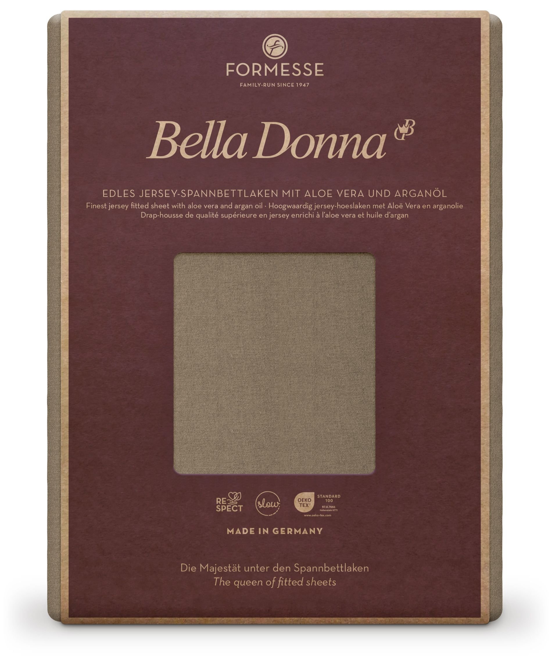 Formesse Spannbettlaken Bella Donna Jersey Muskat (0122)