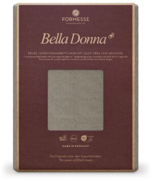 Formesse Spannbettlaken Bella Donna Jersey Platin (0125)