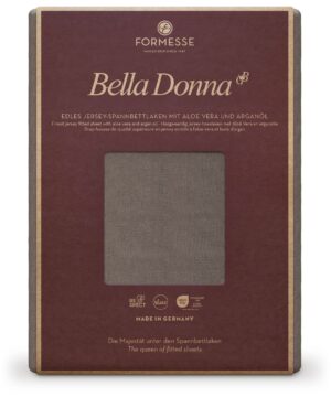 Formesse Spannbettlaken Bella Donna Jersey Trüffel (0126)