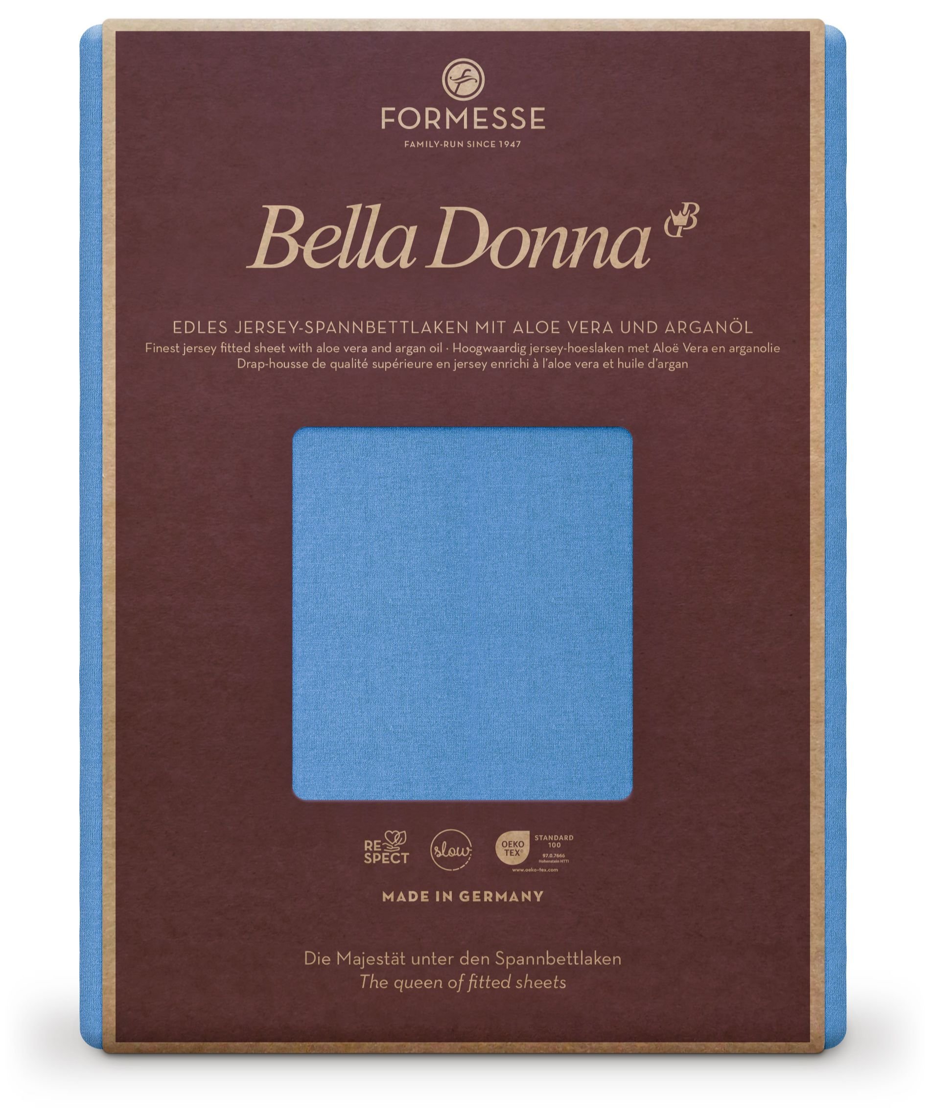 Formesse Spannbettlaken Bella Donna Jersey Azur (0180)