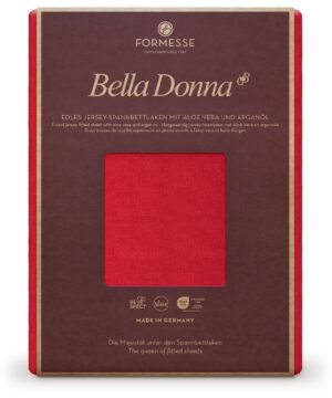 Formesse Spannbettlaken Bella Donna Jersey Rot (0185)
