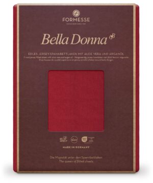 Formesse Spannbettlaken Bella Donna Jersey Carminrot (0188)