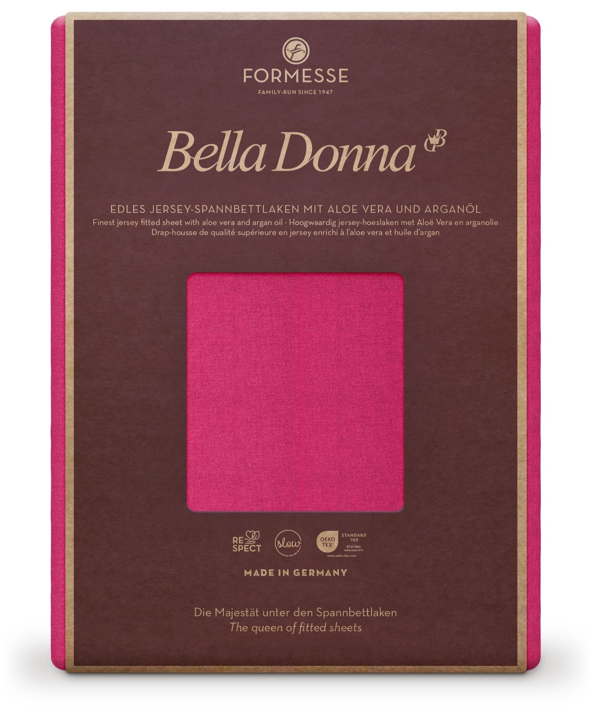 Formesse Spannbettlaken Bella Donna Jersey Magenta (0192)