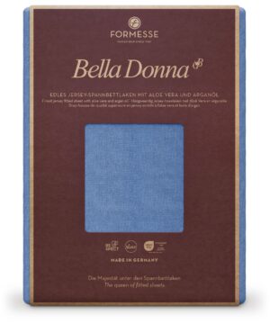 Formesse Spannbettlaken Bella Donna Jersey Meeresblau (0208)