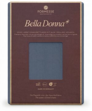 Formesse Spannbettlaken Bella Donna Jersey Blaugrau (0209)