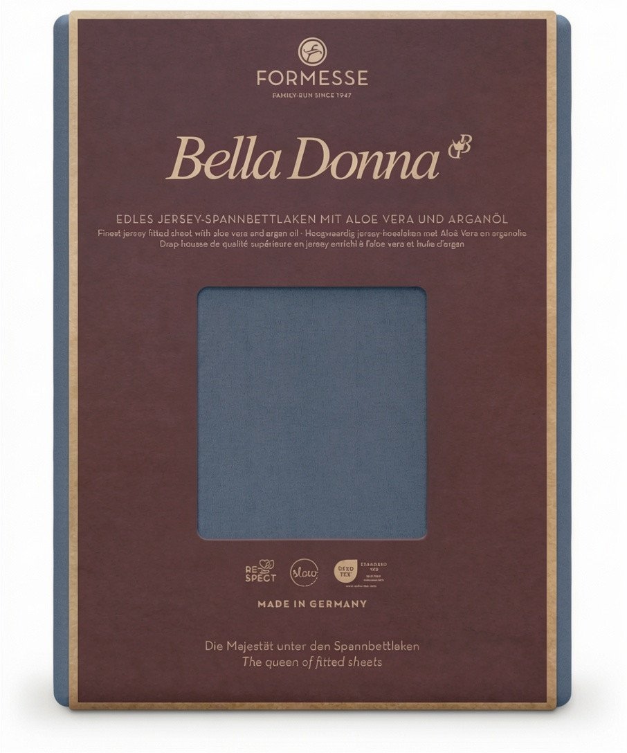 Formesse Spannbettlaken Bella Donna Jersey Blaugrau (0209)