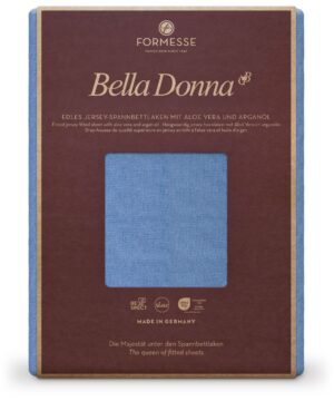 Formesse Spannbettlaken Bella Donna Jersey Jeansblau (0211)