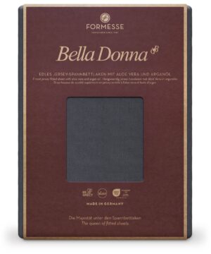 Formesse Spannbettlaken Bella Donna Jersey Anthrazit (0213)