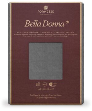 Formesse Spannbettlaken Bella Donna Jersey Hellanthrazit (0215)