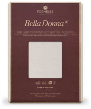 Formesse Spannbettlaken Bella Donna Jersey Silber (0520)