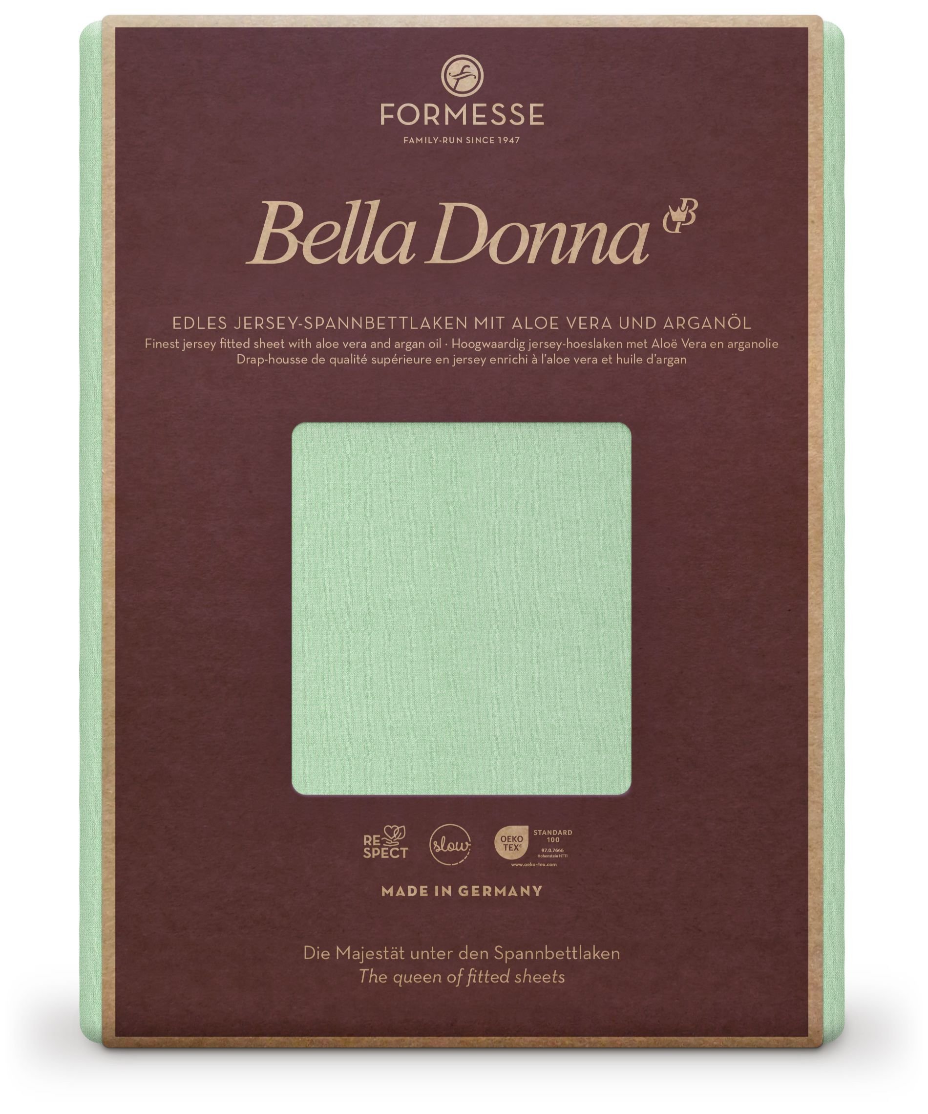 Formesse Spannbettlaken Bella Donna Jersey Mint (0524)