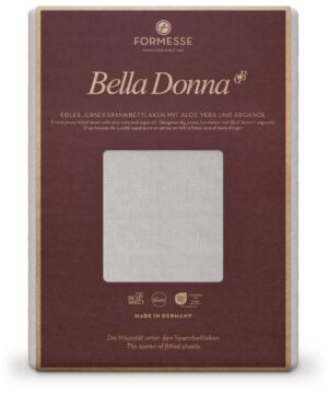 Formesse Spannbettlaken Bella Donna Jersey Nebelgrau (0700)